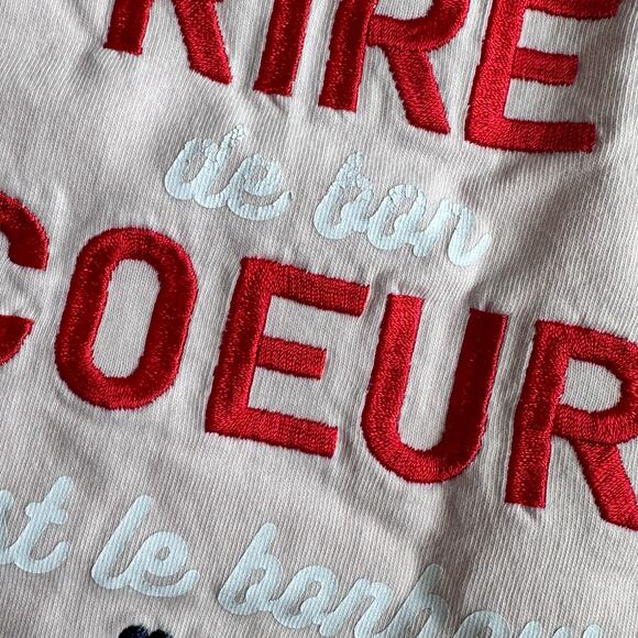 Okaidi Long Sleeve Graphic T-Shirt - Size 8 - Pink - Picture 4 of 4